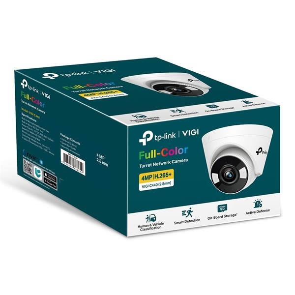 VIGI C450(4mm) 5MP Full-Color Turret Network Cam.