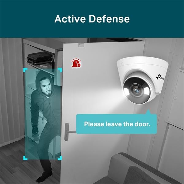 VIGI C450(4mm) 5MP Full-Color Turret Network Cam.