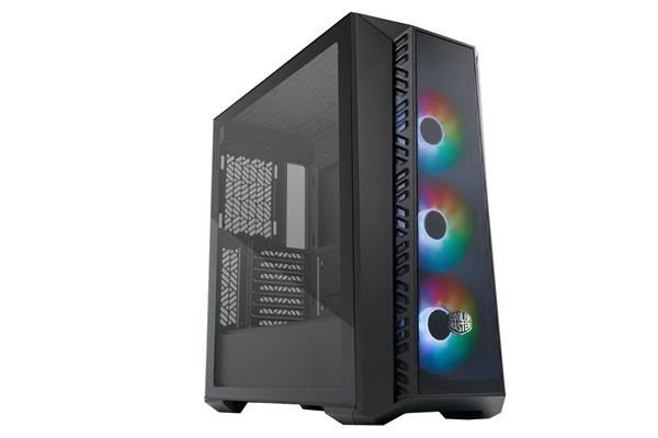 Cooler Master case MasterBox 520 Mesh, ATX, bez zdroje, průhledná bočnice, černá