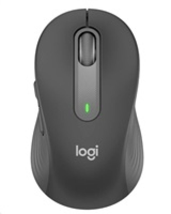 Logitech M650M/Kancelářská/Laserová/Bezdrátová USB + Bluetooth/Šedá