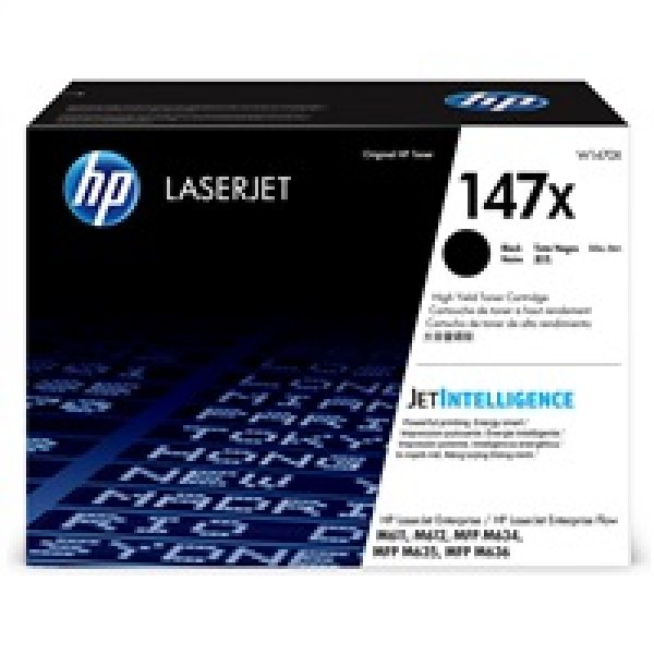 Toner HP W1470X, HP 147X černý (25 200 stran)