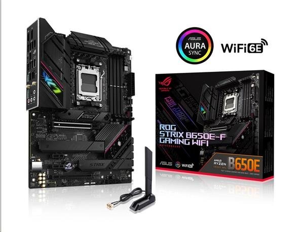 ASUS MB Sc AM5 ROG STRIX B650E-F GAMING WIFI, AMD B650, 4xDDR5, 1xDP, 1xHDMI, WI-FI