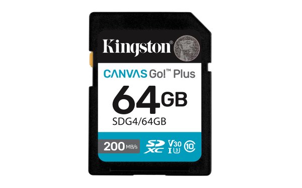 Kingston paměťová karta 64GB microSDXC Canvas Go Plus Gen4 C10 UHS-I U3?v=1754028006