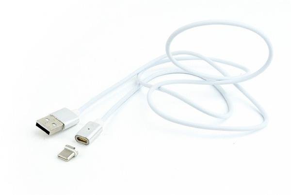 Gembird kábel USB-C (CM) na USB 2.0 (AM), magnetický konektor, 1 m, strieborný?v=1762123209