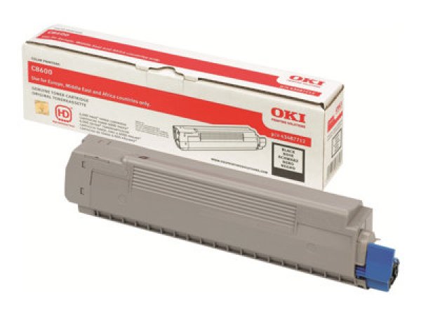 Toner OKI 43487712 černý (6 000 stran)