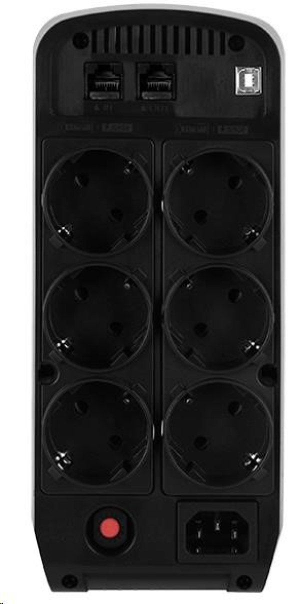 CyberPower PFC SineWave LCD GP UPS 900VA/540W, Schuko zásuvky