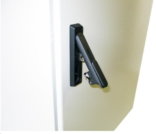 XtendLan 19" venkovní vodotěsný rozvaděč s krytím IP55, 22U, hloubka 600mm, 3-bodový zámek, šedý