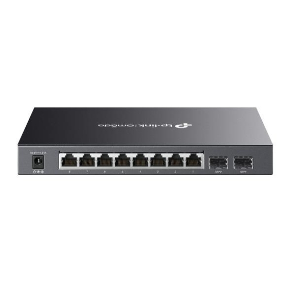 TP-Link OMADA JetStream switch SG2210P (8xGbE, 2xSFP, 8x PoE+, 61W, fanless)