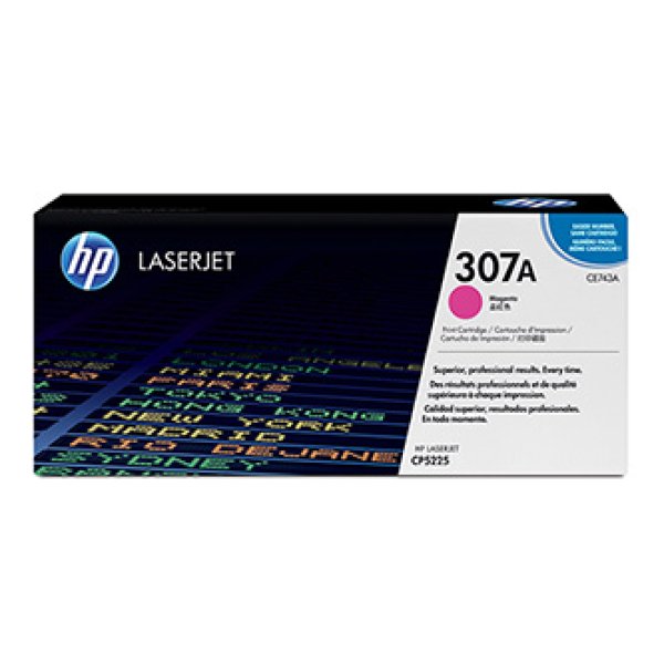 Toner HP CE743A purpurový (7 300 stran)