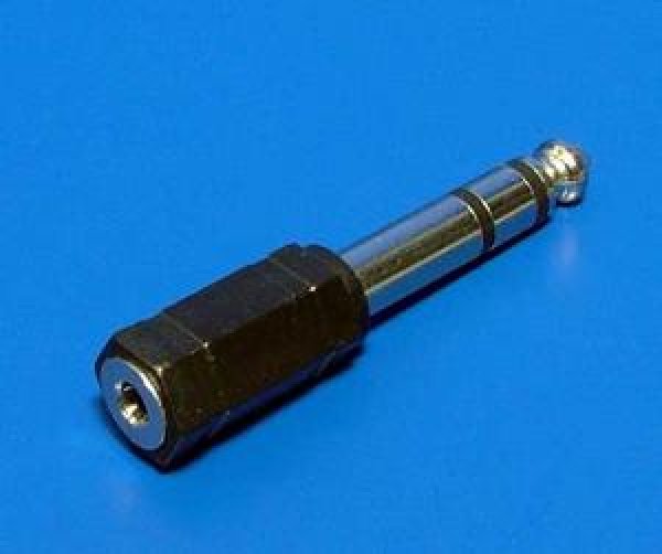PremiumCord adaptér 6,3mm Stereo plug - 3,5mm Stereo jack (M/F)