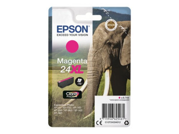 Náplň Epson 24XL, C13T24334012 purpurová