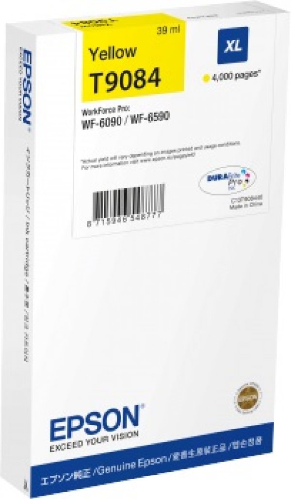 Náplň EPSON C13T908440, XL žlutá (39 ml)