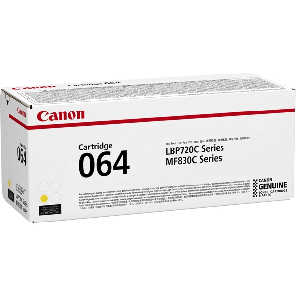 Toner CANON CRG 064Y, 4931C001 žlutý (5 000 stran)