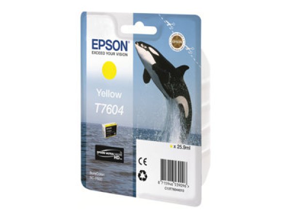 Náplň Epson C13T76044010 žlutá blistr