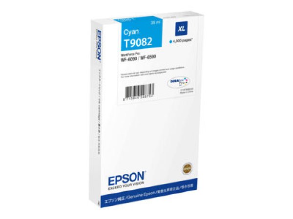 Náplň EPSON C13T908240 azurová (39 ml)