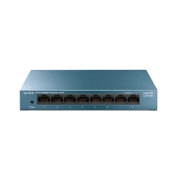 TP-Link LiteWave switch LS108G (8xGbE, fanless)