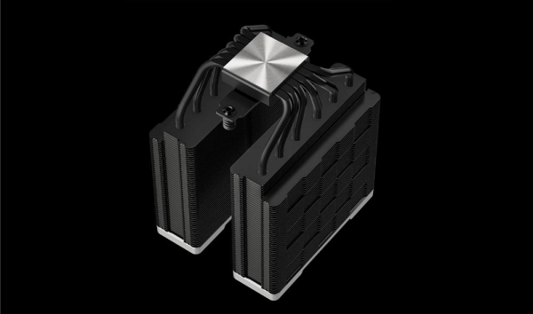 DEEPCOOL CPU Chladič AK620 ZERO DARK, 2x120mm, LGA1851, AM5, černá