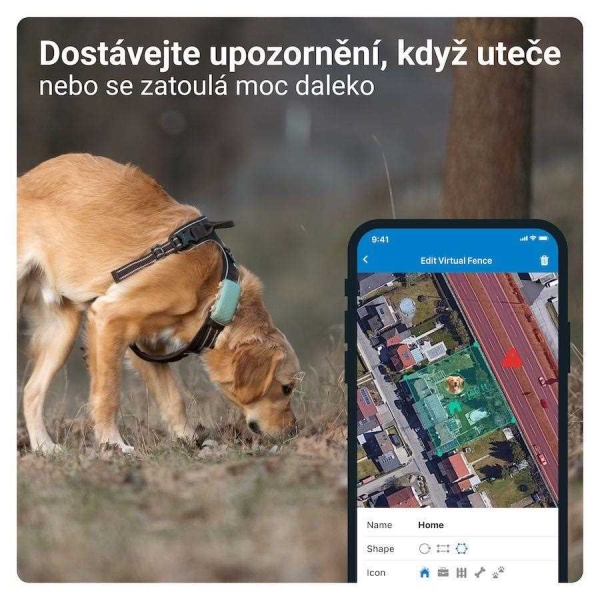 Tractive GPS DOG XL – sledování polohy a aktivity pro psy - zelený