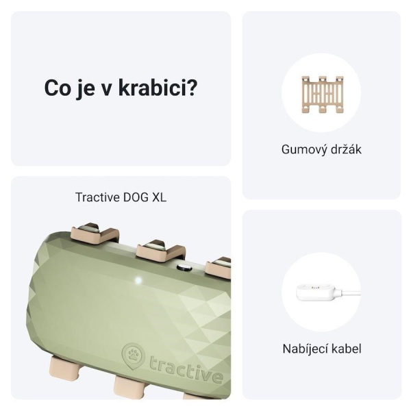 Tractive GPS DOG XL – sledování polohy a aktivity pro psy - zelený