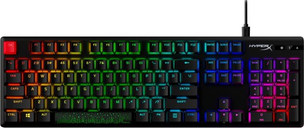 HyperX Alloy Origins PBT HX Aqua Gaming Keyboard-US - Klávesnice