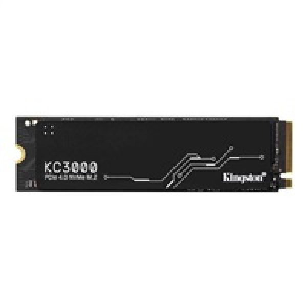 KINGSTON KC3000 SSD NVMe M.2 1TB PCIe (čtení max. 7000MB/s, zápis max. 6000MB/s)