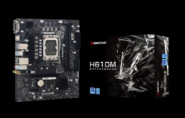 BIOSTAR ,INTEL H610, Socket 1700, uATX, GbE LAN
