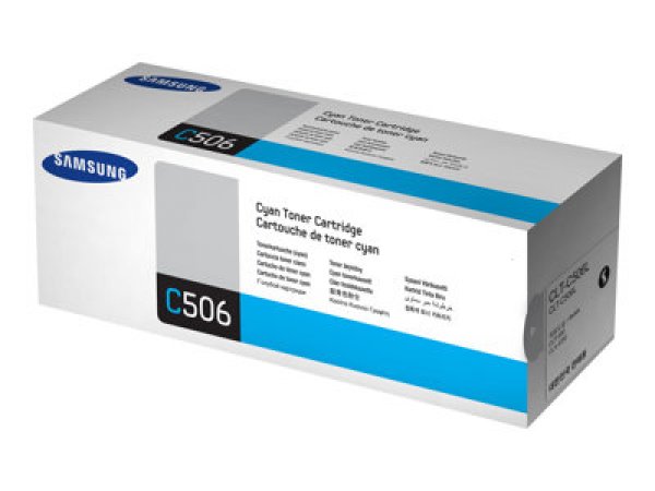 Toner SAMSUNG CLT-C506L azurový (3 500 stran)