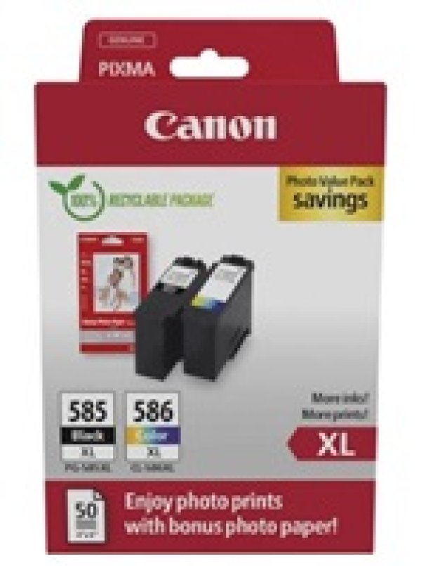 Canon Cartridge PG-585XL/CL-586XL černá/barevná + Canon PAPÍR GP-501 4X6 50?v=1754078403
