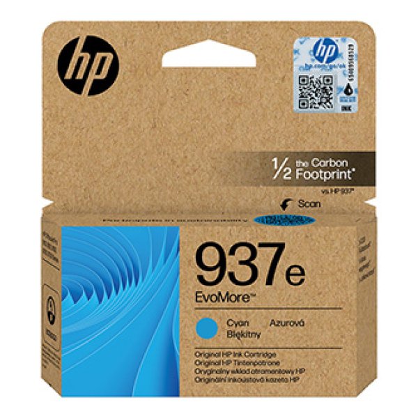 Náplň HP No.937e, 4S6W6NE azurová (1 650 stran)