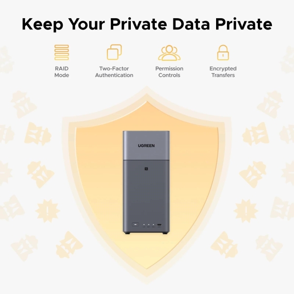 UGREEN NASync DH2300 (2x4C/RockchipA76+A55/2,2GHz/4GBRAM/2xSATA/1xGbE/2xUSB3.2/1xUSB-C/HDMI)