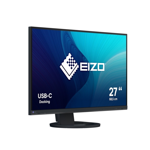 EIZO MT 27" EV2720S-BK FlexScan, IPS, 2560x1440, 350nit, 1500:1, 5ms, USB-C, DisplayPort, HDMI, USB, Repro, Černý