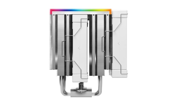 DEEPCOOL CPU Chladič AK620 DIGITAL SE WH, ARGB, 2x120mm, LGA1851, AM5, bílá