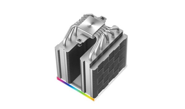 DEEPCOOL CPU Chladič AK620 DIGITAL SE WH, ARGB, 2x120mm, LGA1851, AM5, bílá