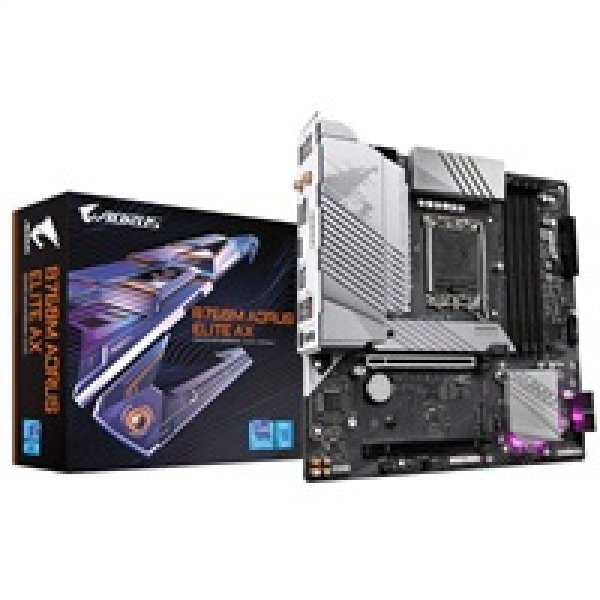 GIGABYTE MB Sc LGA1700 B760M AORUS ELITE AX, Intel B760, 4xDDR5, 1xDP, 1xHDMI, WI-FI, mATX?v=1751090407