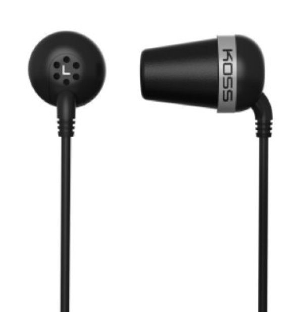 KOSS sluchátka THE PLUG černá, sluchátka do uší, bez kódu