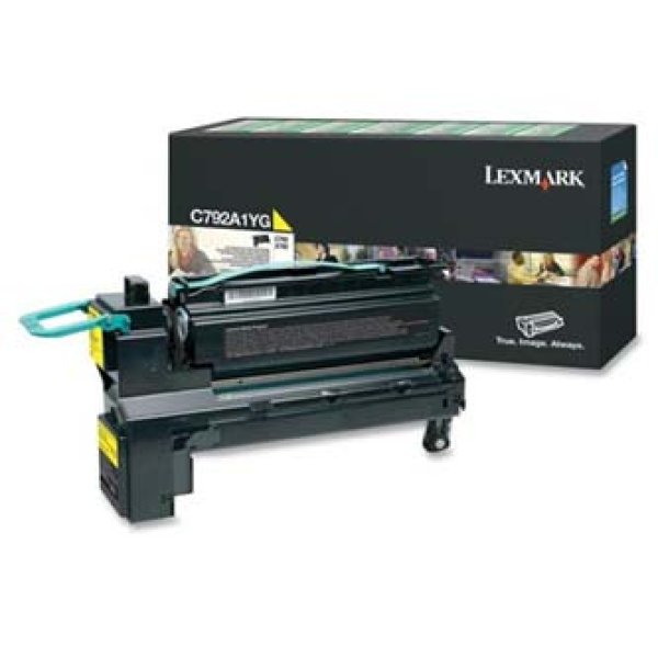 Toner Lexmark C792A1YG žlutý