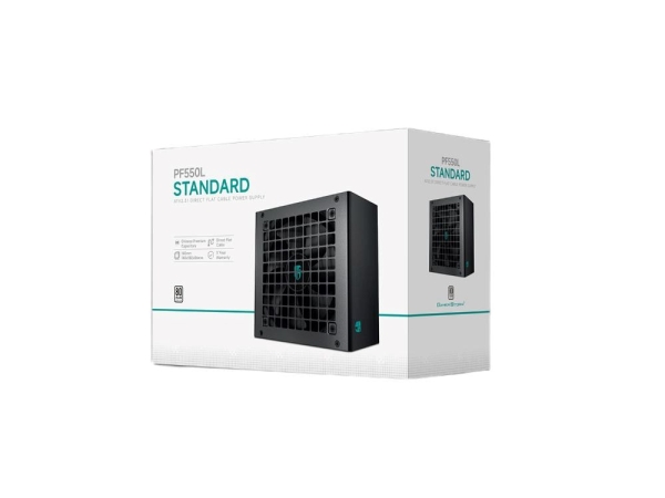 DEEPCOOL GAMERSTORM zdroj 550W PF550L, 120mm, 80+, ATX 3.1, černá