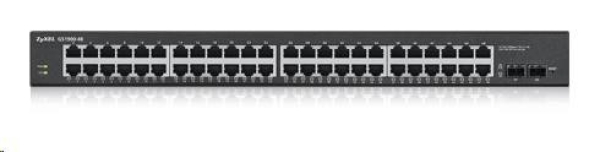Zyxel GS1900-48 50-port Gigabit Web Smart switch, 48x gigabit RJ45, 2x SFP v2