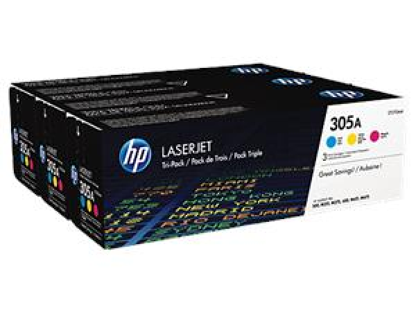 Toner HP CF370AM, 305A (3x2 600 stran)