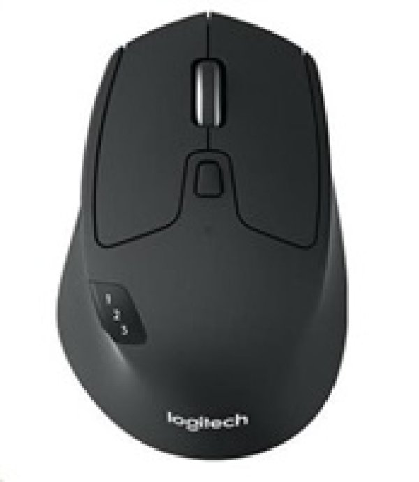 Logitech M720/Ergonomická/Optická/Bezdrátová Bluetooth/Černá