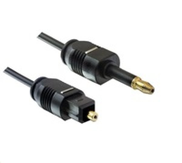 PremiumCord 3,5mm mini Toslink, OD:2,2mm, 2m