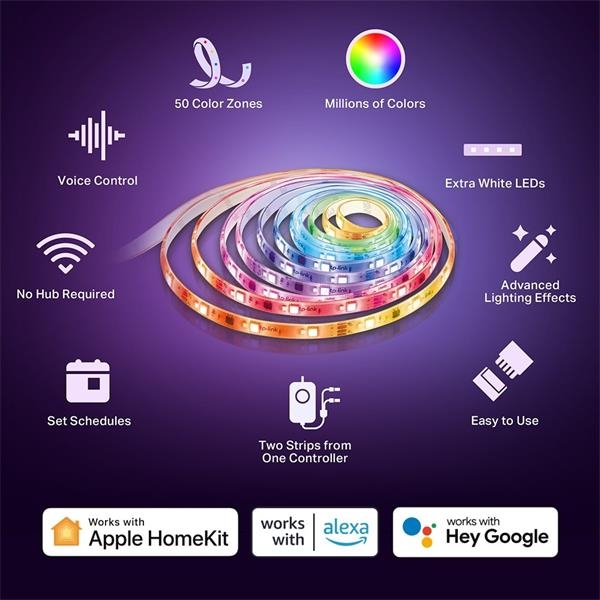 TP-link chytrá LED páska Tapo L930-10 barevná 2x5m, 2000lm, voděodolná