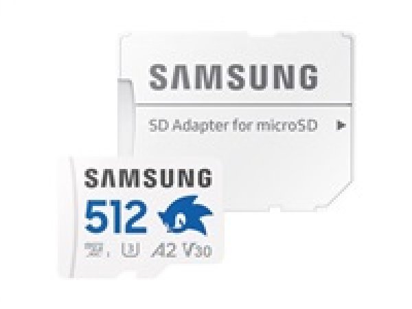 Samsung micro SDXC 512GB PRO plus Sonic + SD/micro SDXC/512GB/UHS-I U3 / Class 10/+ Adaptér/Bílá