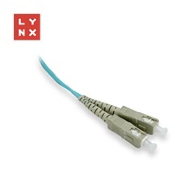 LYNX duplexní patch kabel MM, OM3, SC/SC, 50/125µm, 15m?v=1755466814