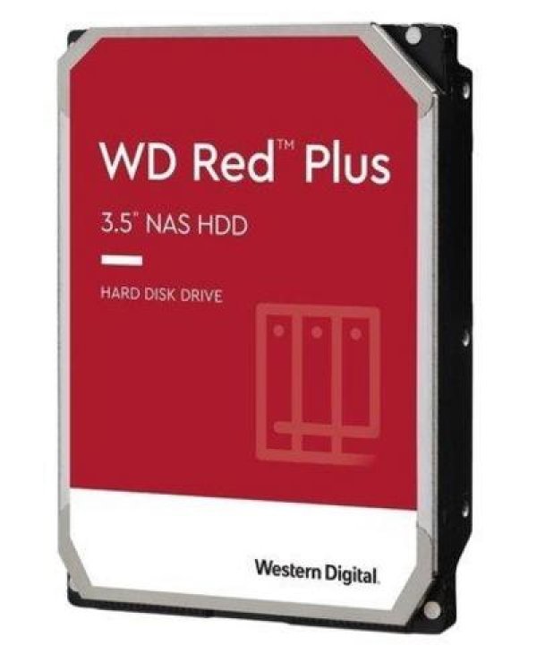 WD Red Plus/6TB/HDD/3.5''/SATA/5400 RPM/Červená/3R