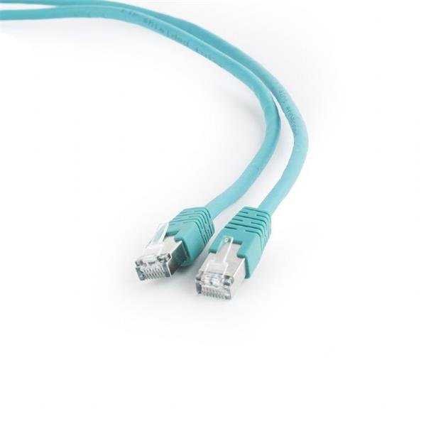 GEMBIRD kabel patchcord CAT6 stíněný FTP 2m, zelený