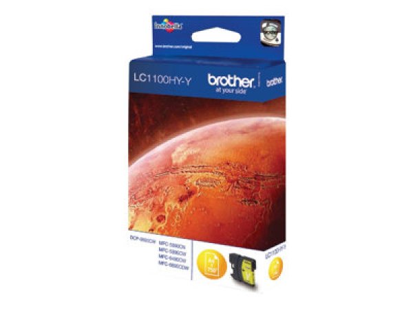 Náplň BROTHER LC-1100HYY žlutá (750 stran)