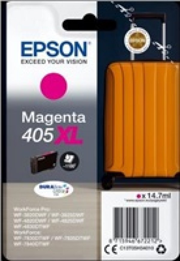 Náplň EPSON 405XL, C13T05H34010 purpurová (14,7 ml)