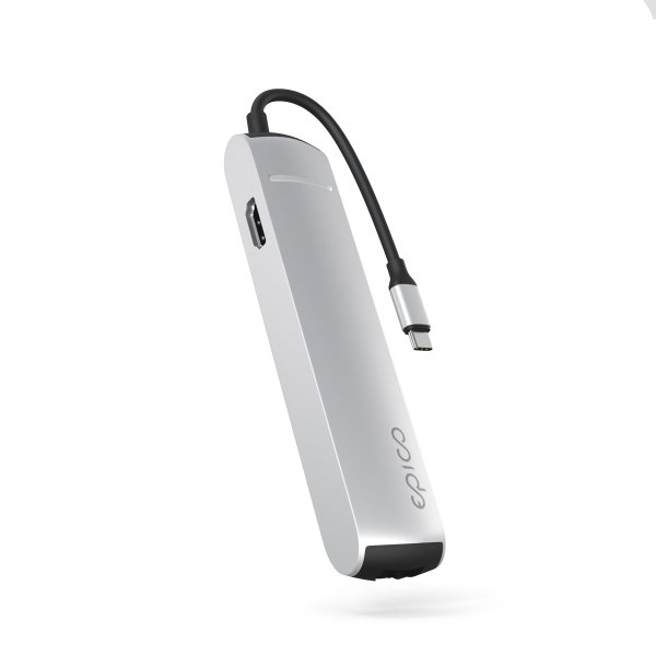 Epico 6v1 Slim Hub 8K s USB-C konektorem - stříbrná?v=1746165602