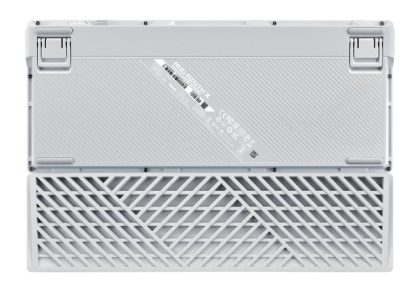 ASUS Klávesnice ROG Azoth X, Mechanická, Bezdrátová BT, RF 2.4GHz, US, bílá